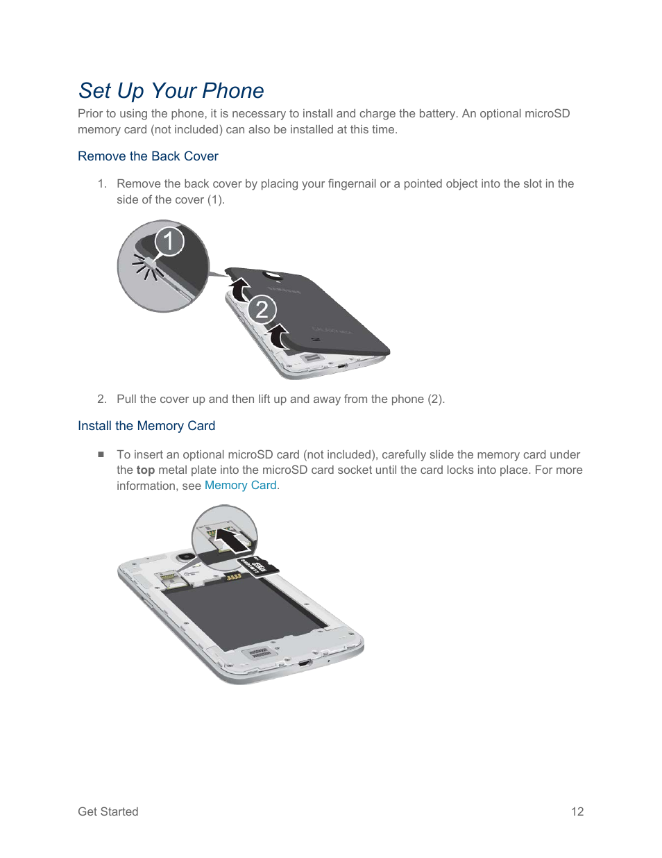 Set up your phone | Samsung SPH-L600ZKASPR User Manual | Page 13 / 158