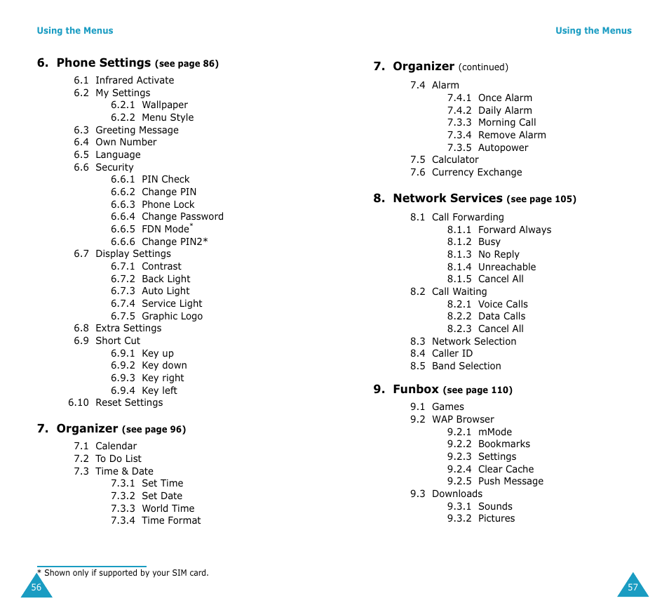 Samsung SGH-V206MSAAWS User Manual | Page 30 / 85