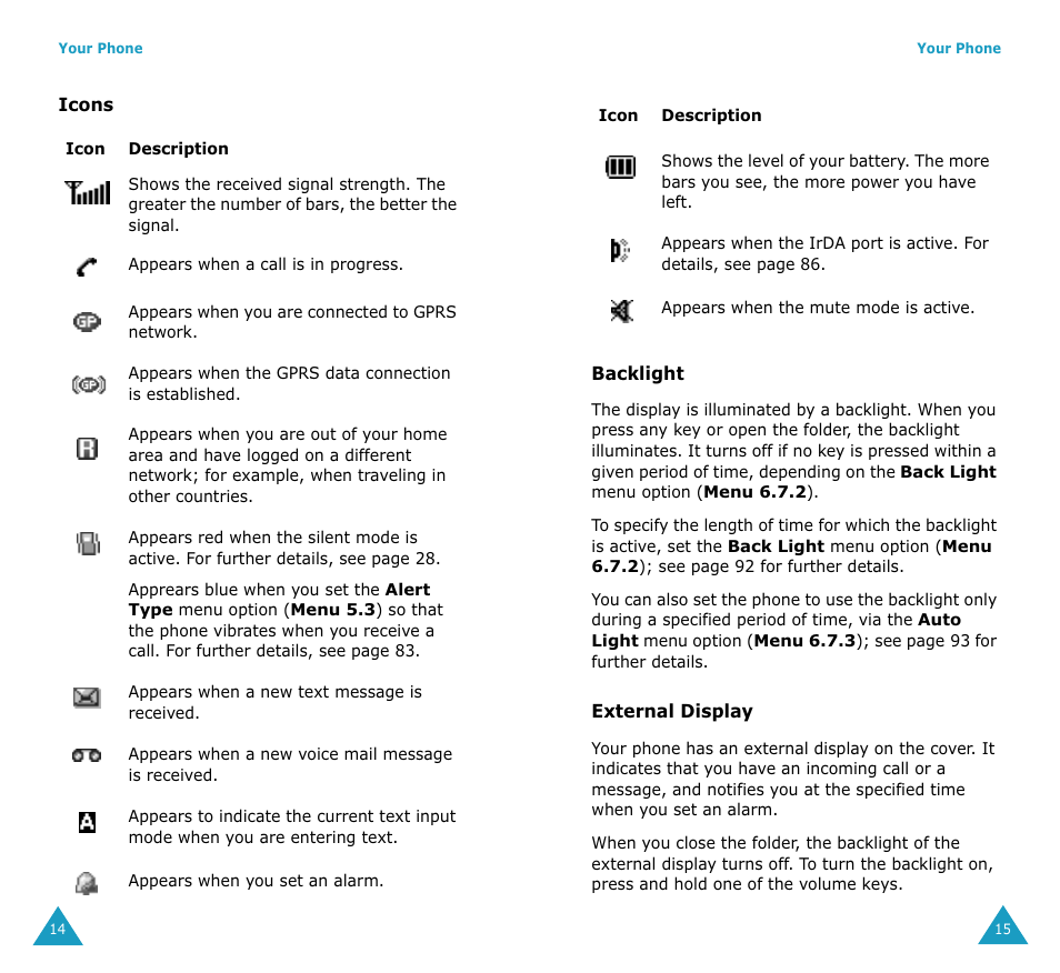 Samsung SGH-V206MSAAWS User Manual | Page 9 / 85