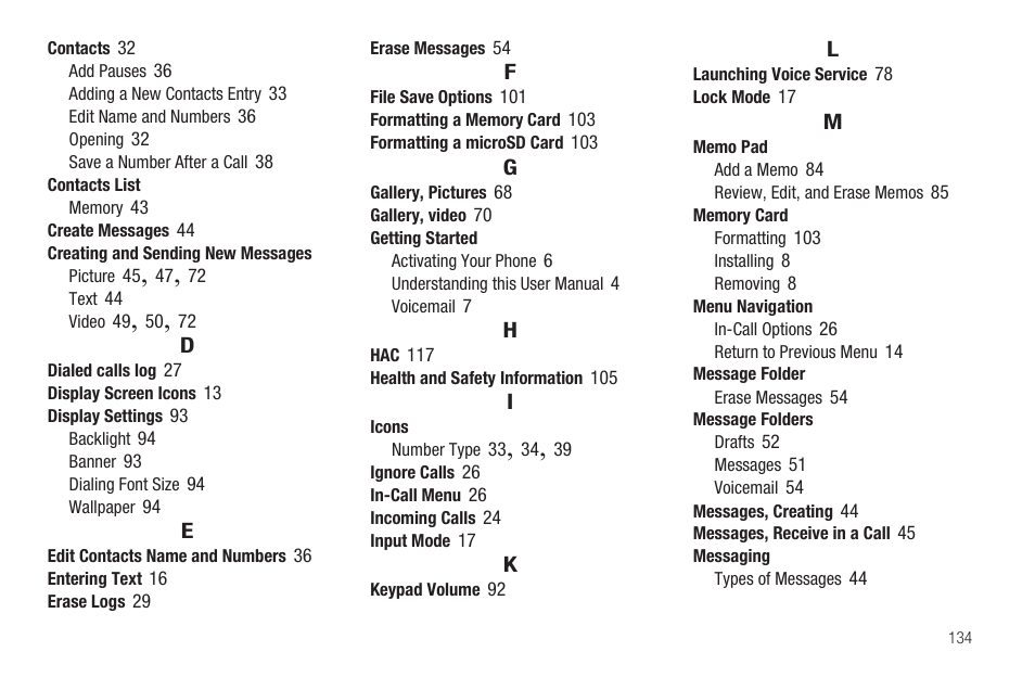 Samsung SCH-R630LBAUSC User Manual | Page 137 / 139