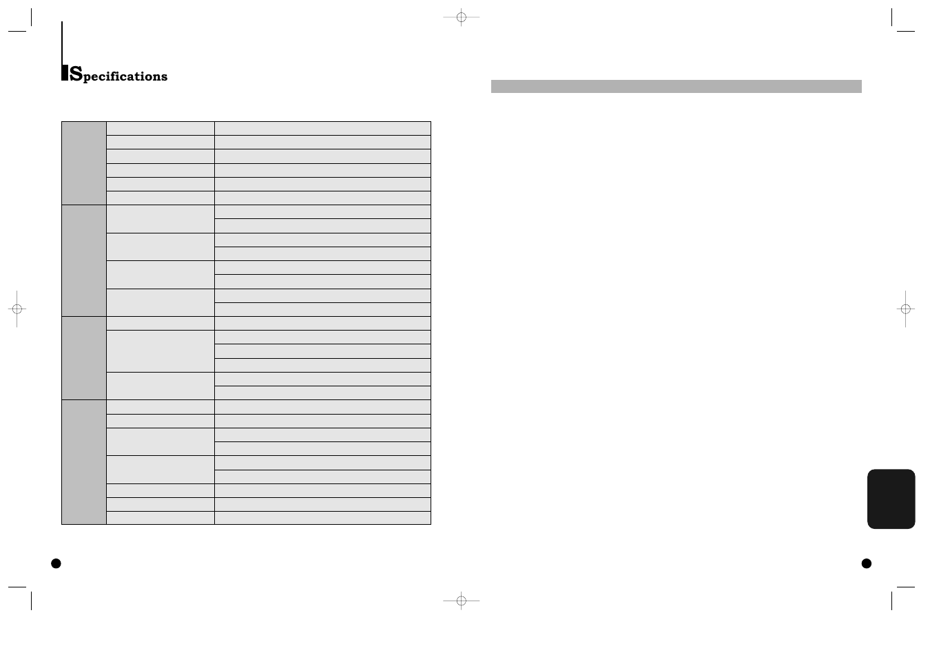 Specifications, Warranty (for usa users only), Pecifications | Samsung DVD-C600-XAA User Manual | Page 21 / 22