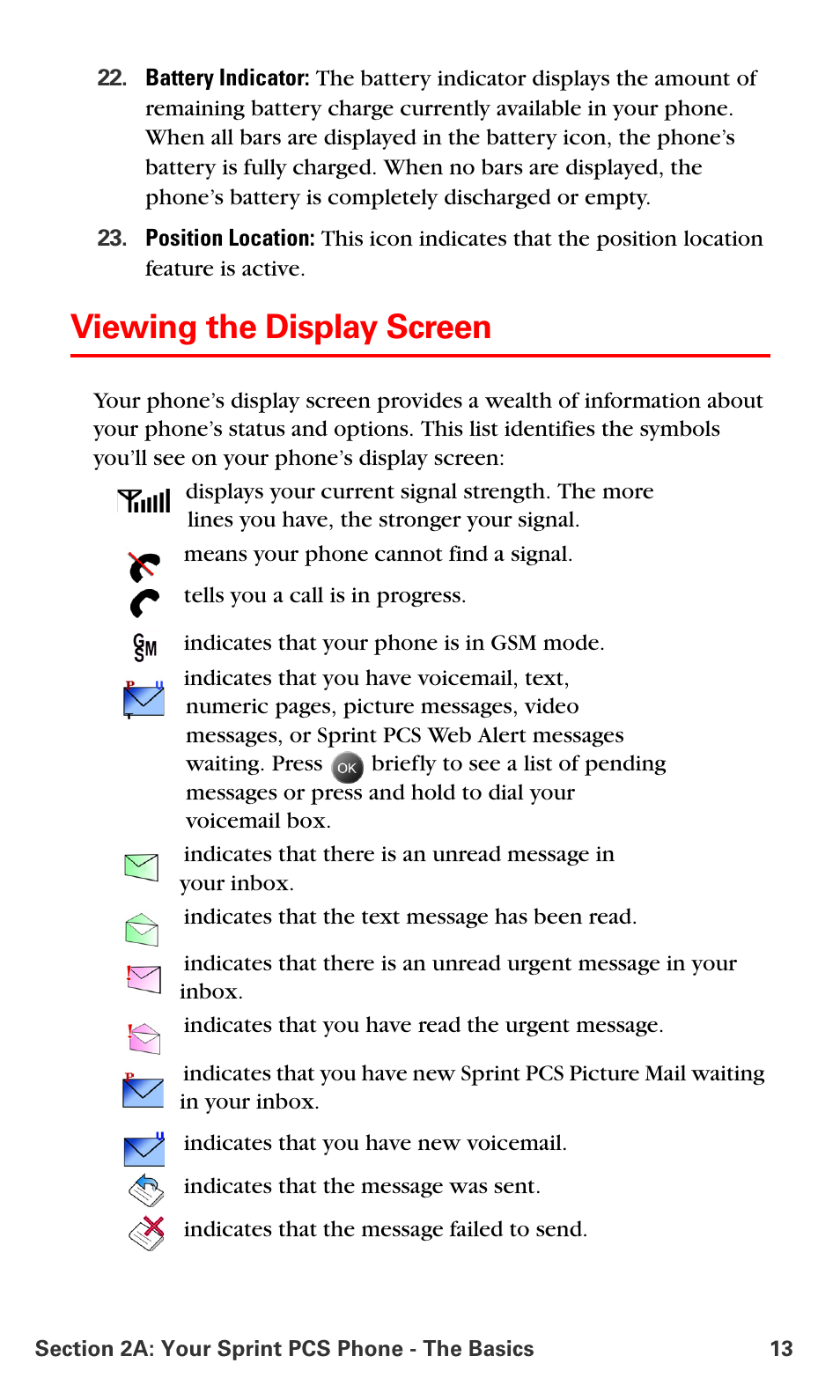 Viewing the display screen | Samsung SPH-A790ZKSXAR User Manual | Page 22 / 241
