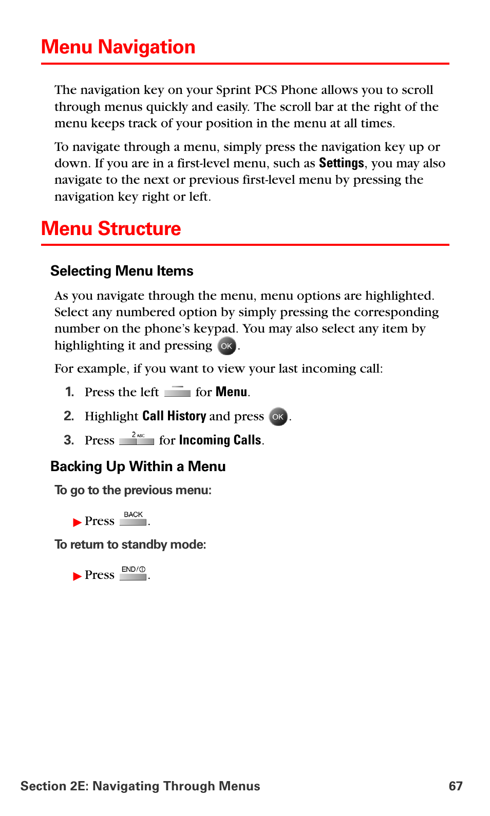 Menu navigation, Menu structure | Samsung SPH-A790ZKSXAR User Manual | Page 76 / 241