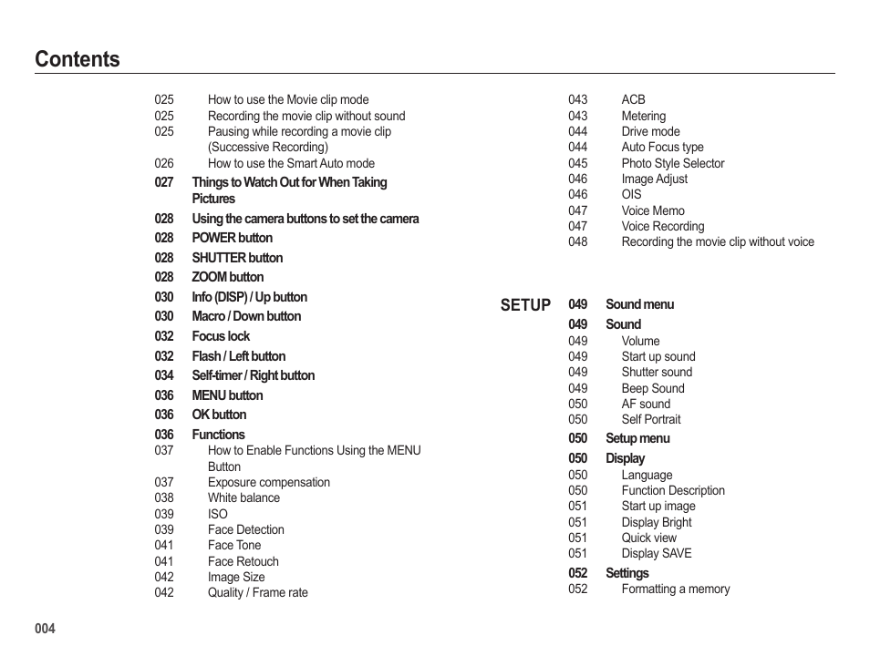 Samsung EC-SL420SBP-US User Manual | Page 5 / 103