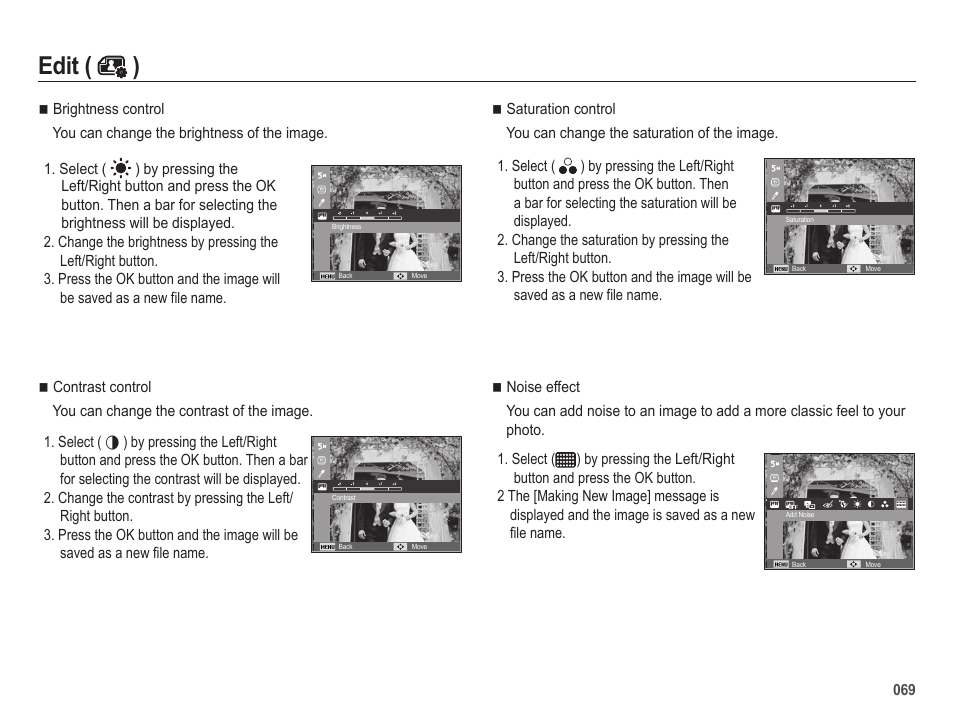 Edit ( ) | Samsung EC-SL420SBP-US User Manual | Page 70 / 103