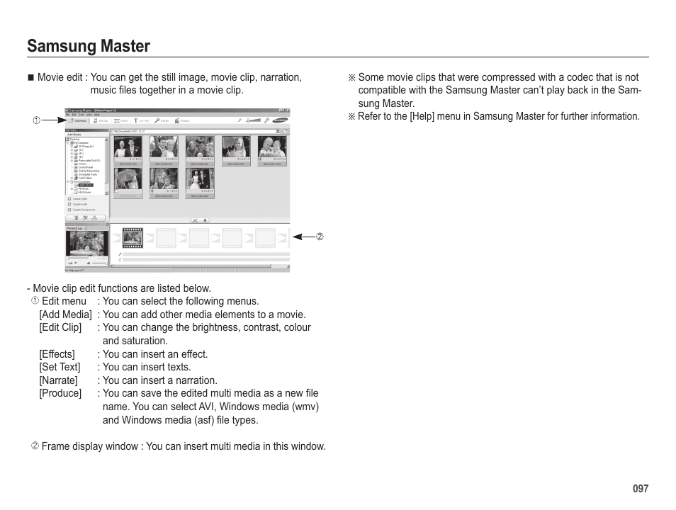 Samsung master | Samsung EC-SL420SBP-US User Manual | Page 98 / 103