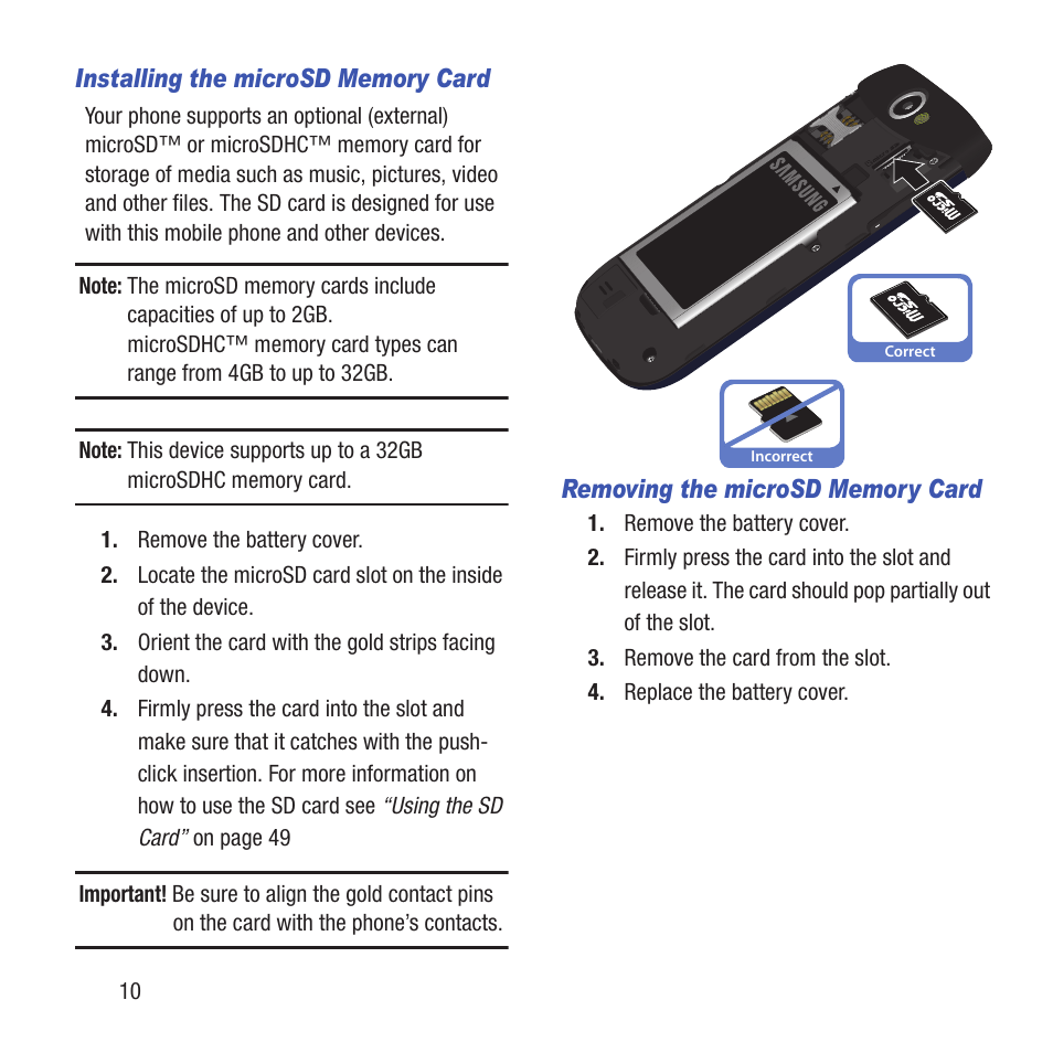 Samsung SGH-T679DBWTMB User Manual | Page 14 / 278