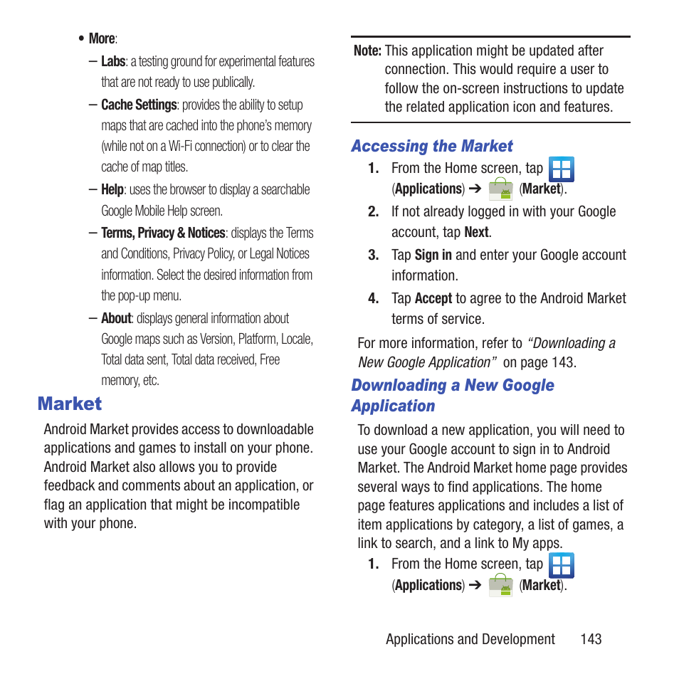 Market | Samsung SGH-T679DBWTMB User Manual | Page 147 / 278