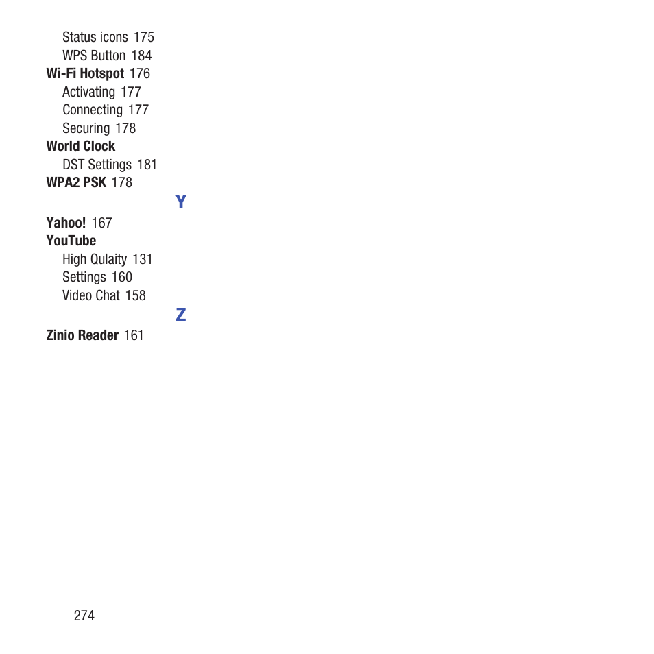 Samsung SGH-T679DBWTMB User Manual | Page 278 / 278