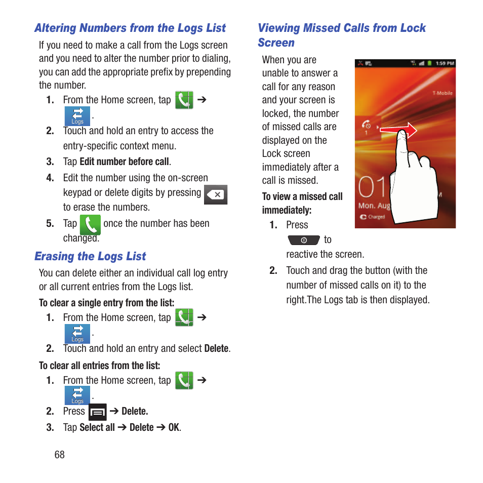 Samsung SGH-T679DBWTMB User Manual | Page 72 / 278