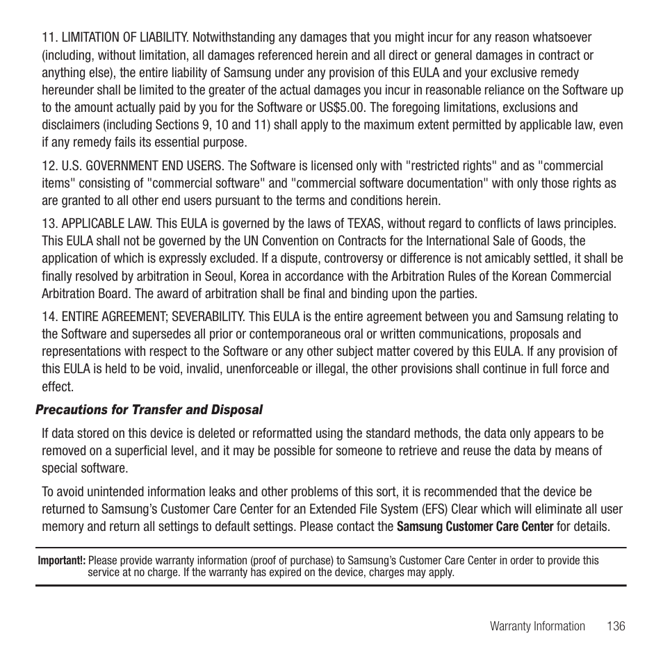 Samsung SGH-T249DABTMB User Manual | Page 139 / 144