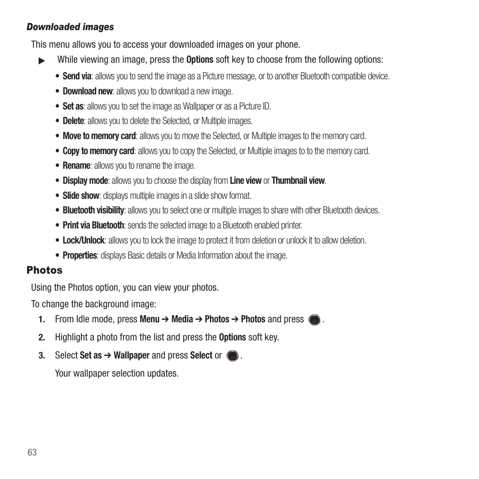 Photos | Samsung SGH-T249DABTMB User Manual | Page 66 / 144