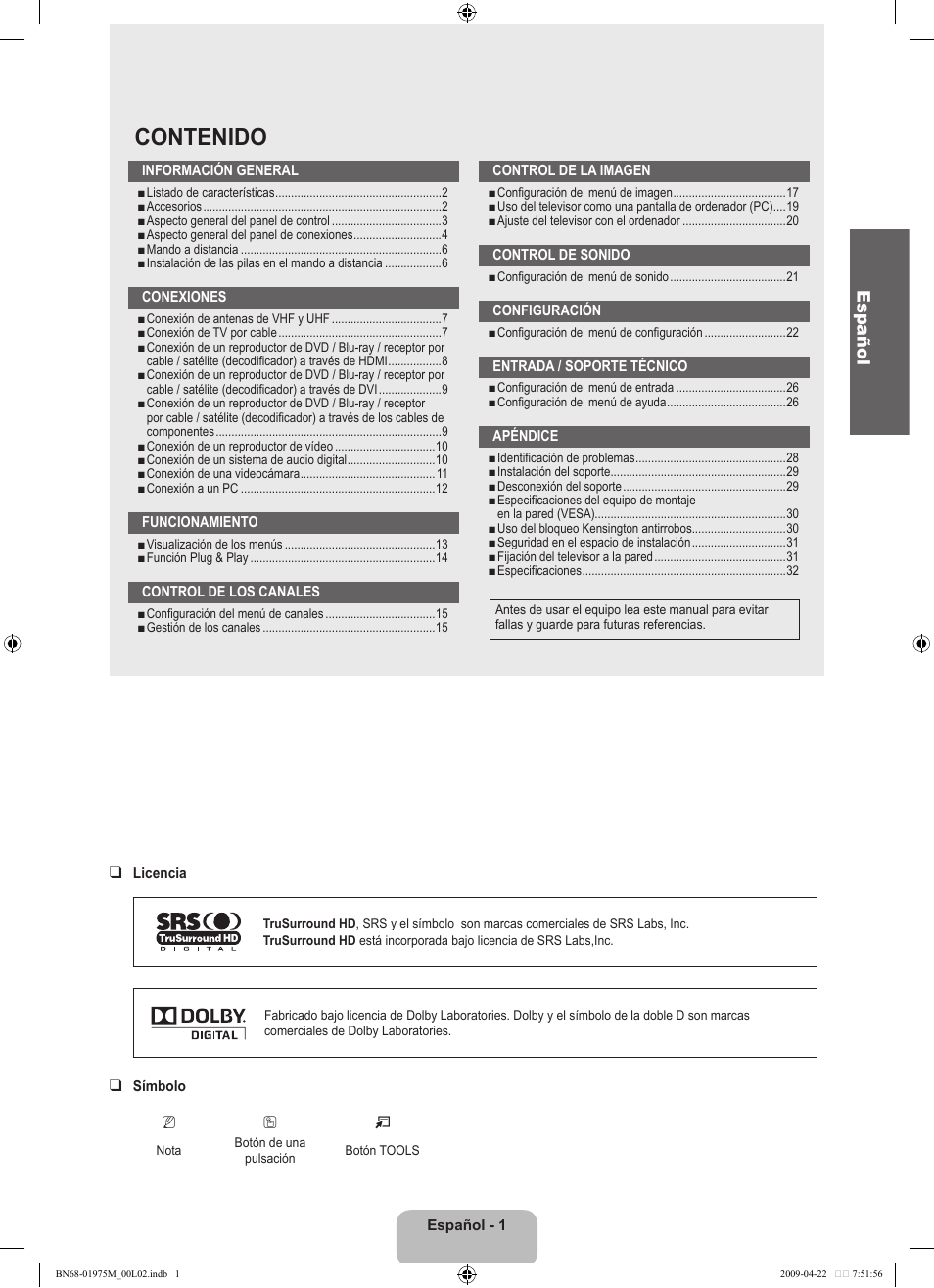 Samsung LN22B350F2DXZA User Manual | Page 37 / 69