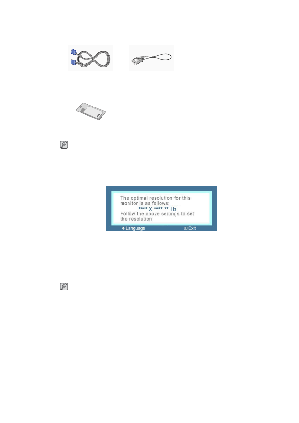 Your monitor, Initial settings | Samsung LS22MYLKF-XSG User Manual | Page 10 / 64