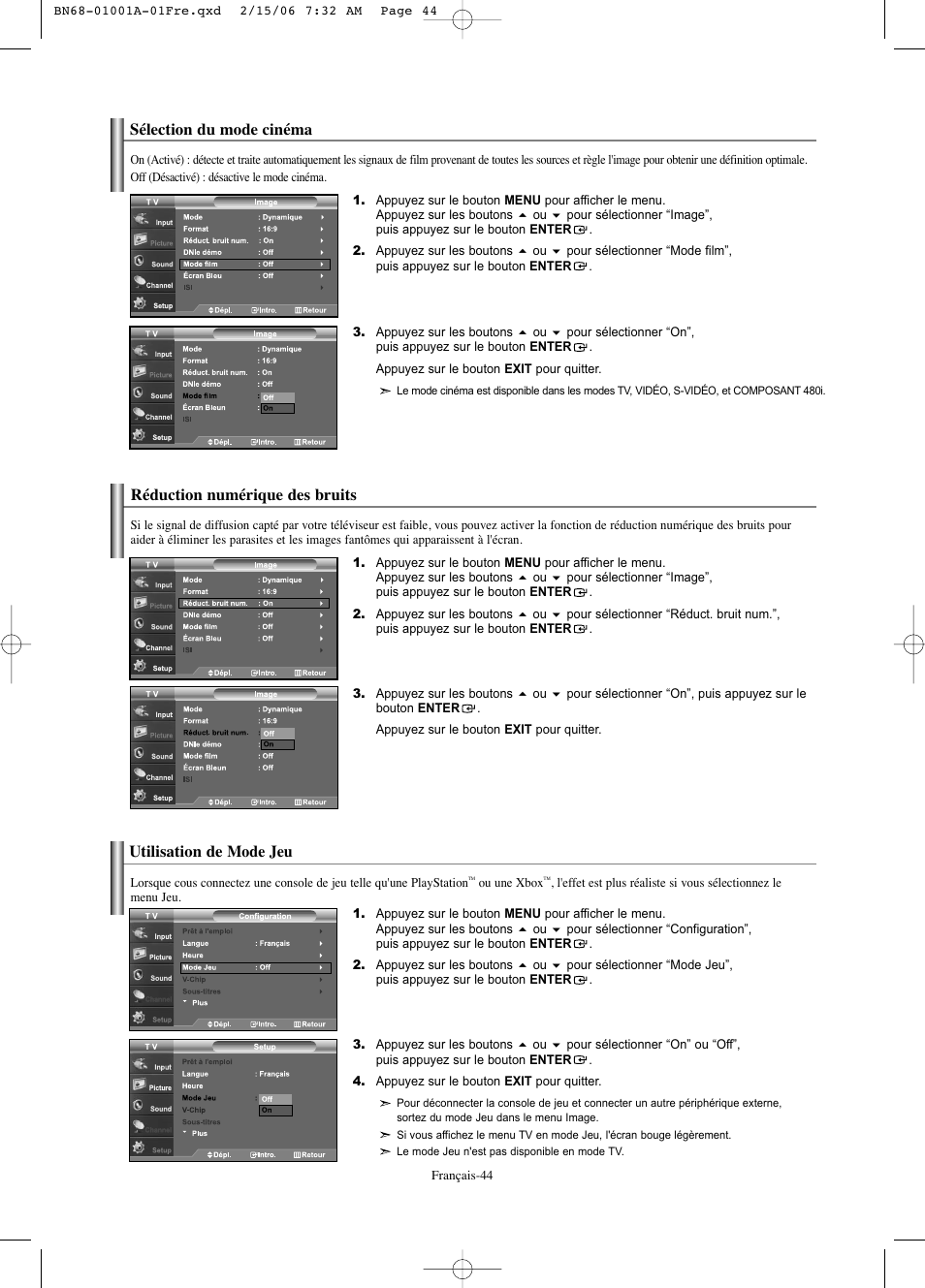 Samsung LNS4041DX-XAP User Manual | Page 105 / 179