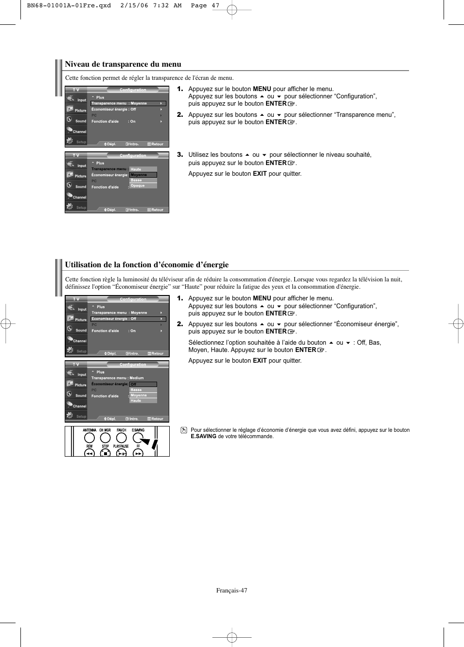 Samsung LNS4041DX-XAP User Manual | Page 108 / 179