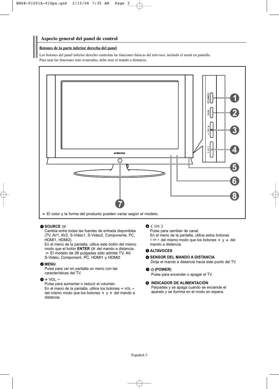 Samsung LNS4041DX-XAP User Manual | Page 123 / 179