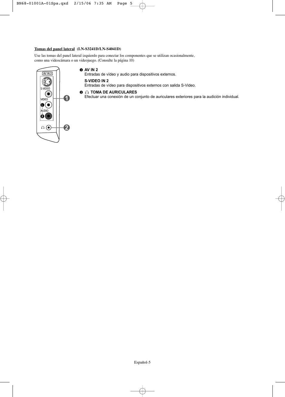 Samsung LNS4041DX-XAP User Manual | Page 125 / 179