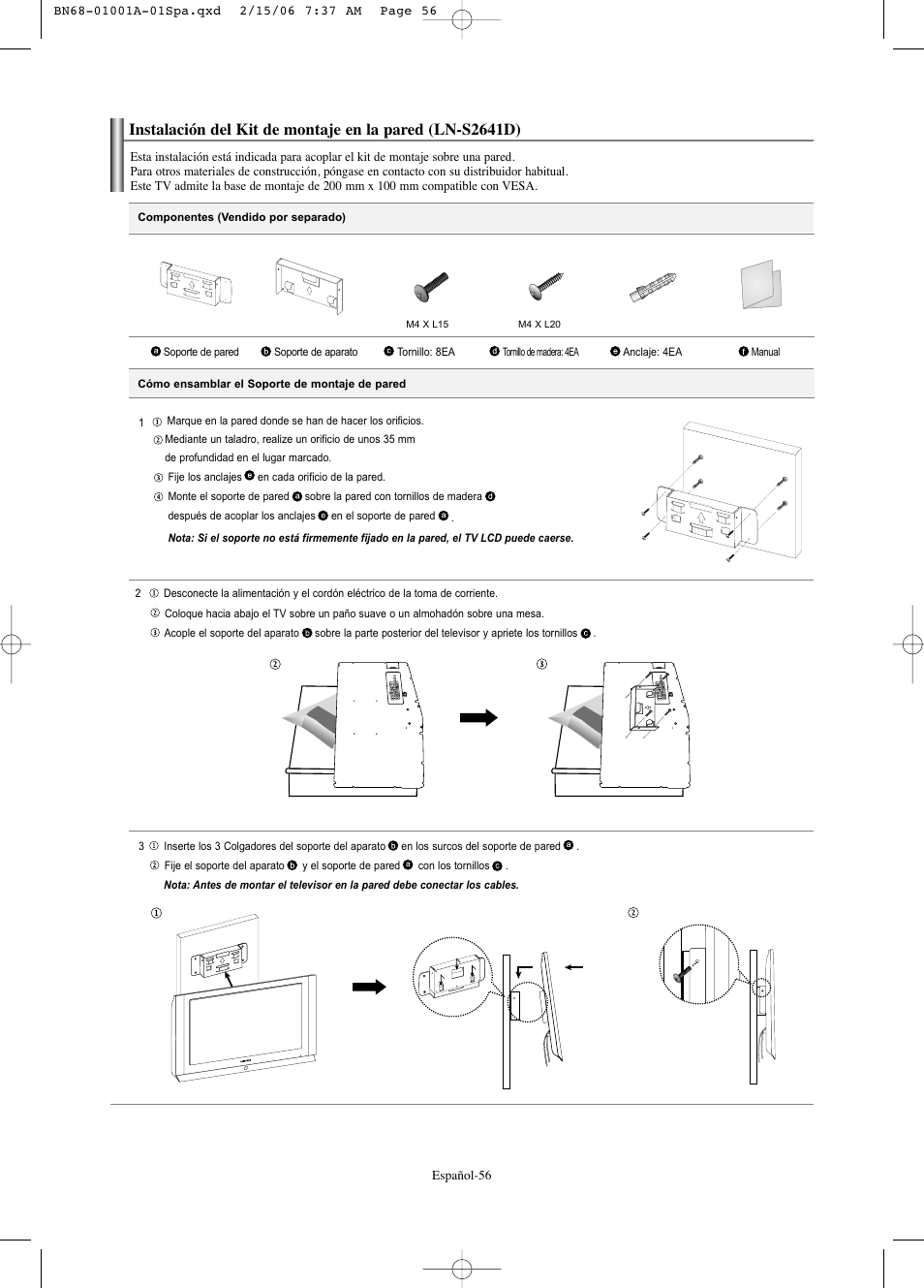 Samsung LNS4041DX-XAP User Manual | Page 176 / 179