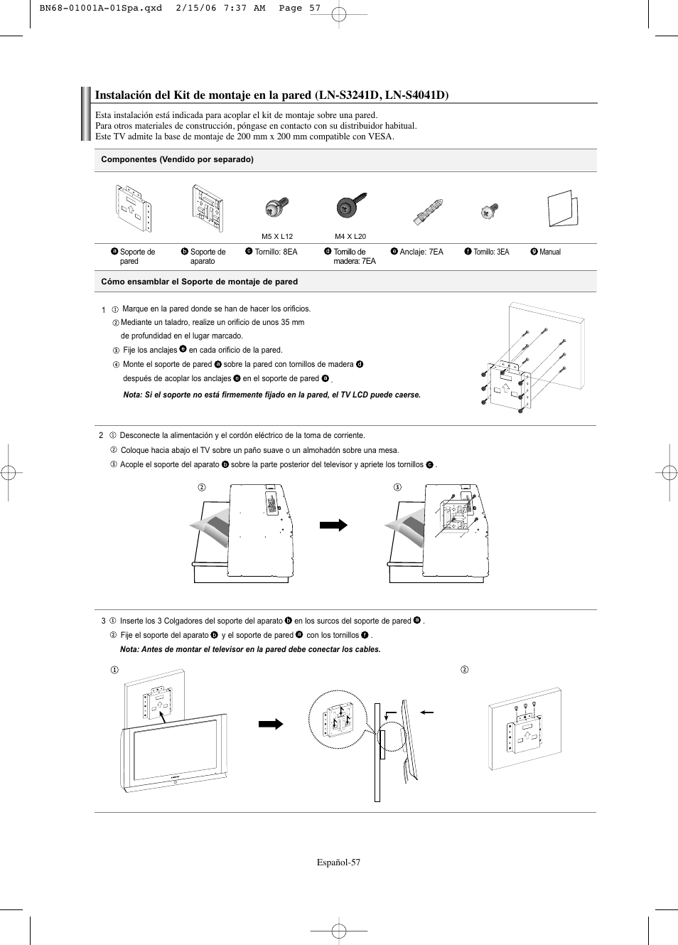 Samsung LNS4041DX-XAP User Manual | Page 177 / 179