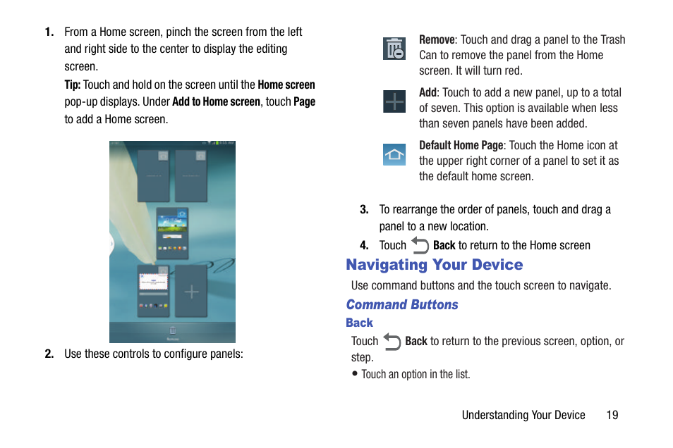 Navigating your device | Samsung SGH-I467ZWAATT User Manual | Page 26 / 201