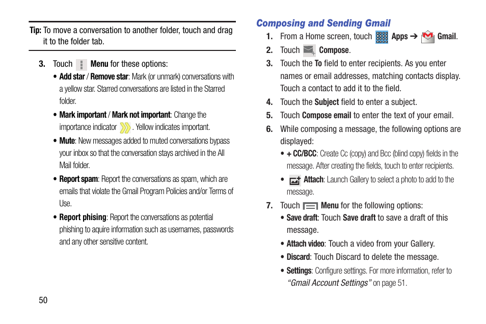 Samsung SGH-I467ZWAATT User Manual | Page 57 / 201