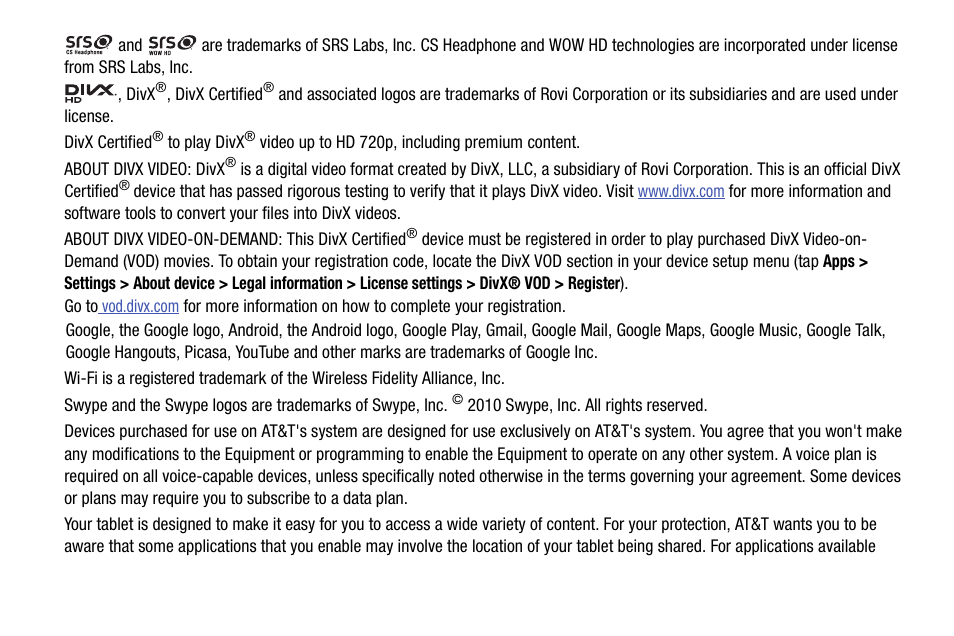 Samsung SGH-I467ZWAATT User Manual | Page 6 / 201