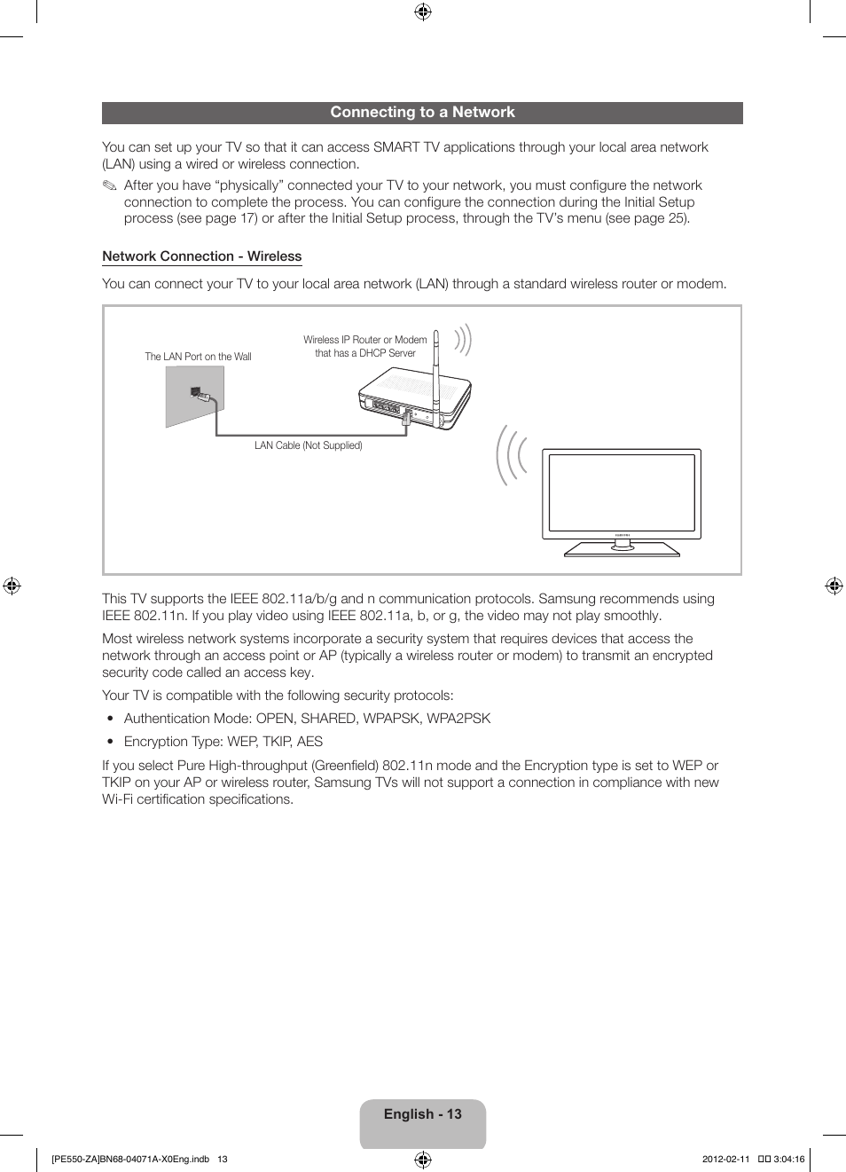 Samsung PN64E550D1FXZA User Manual | Page 13 / 38