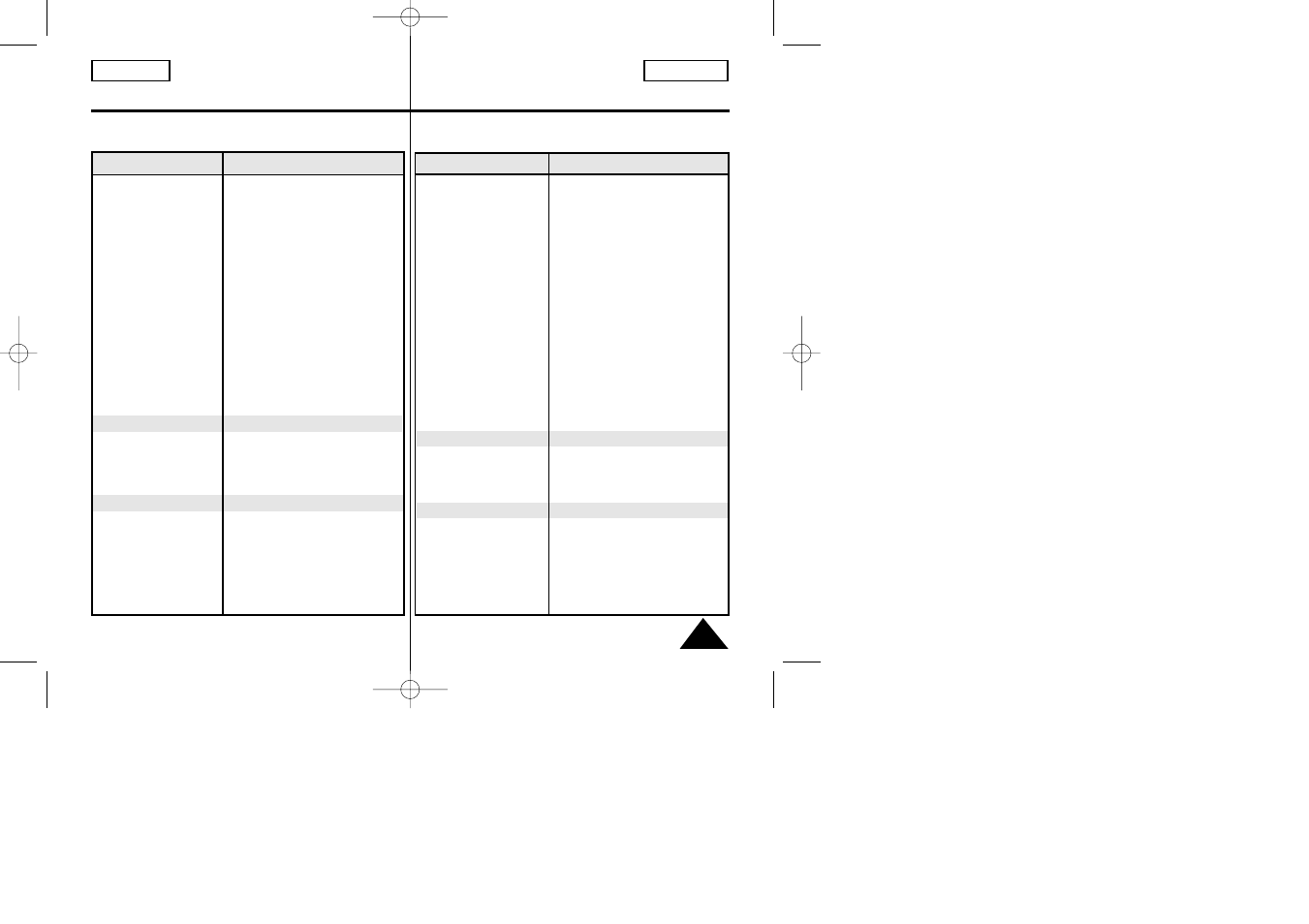 Specifications especificaciones | Samsung SC-W87-XAC User Manual | Page 57 / 60