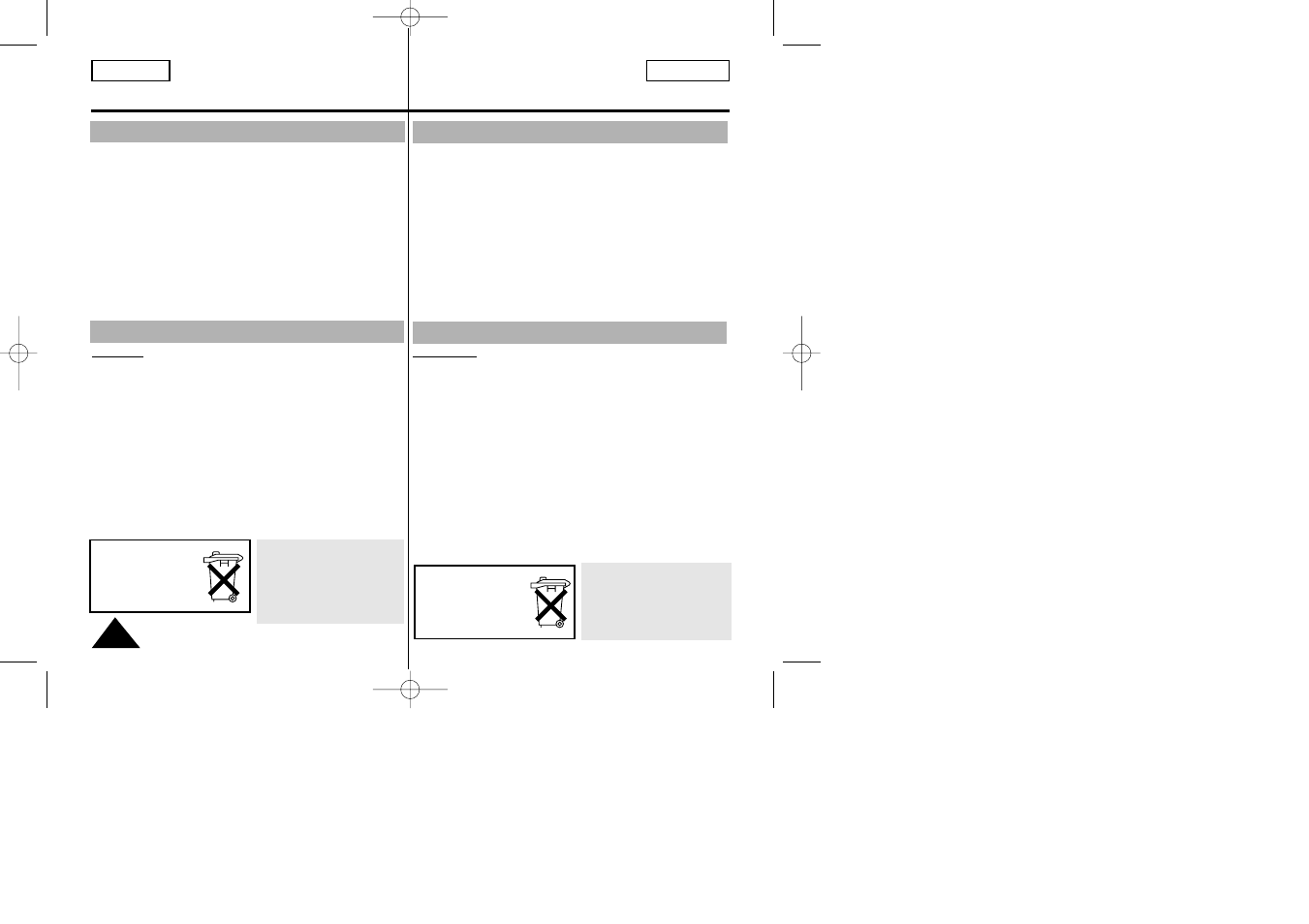 Notices and safety instructions, Avisos e instrucciones de seguridad | Samsung SC-W87-XAC User Manual | Page 6 / 60