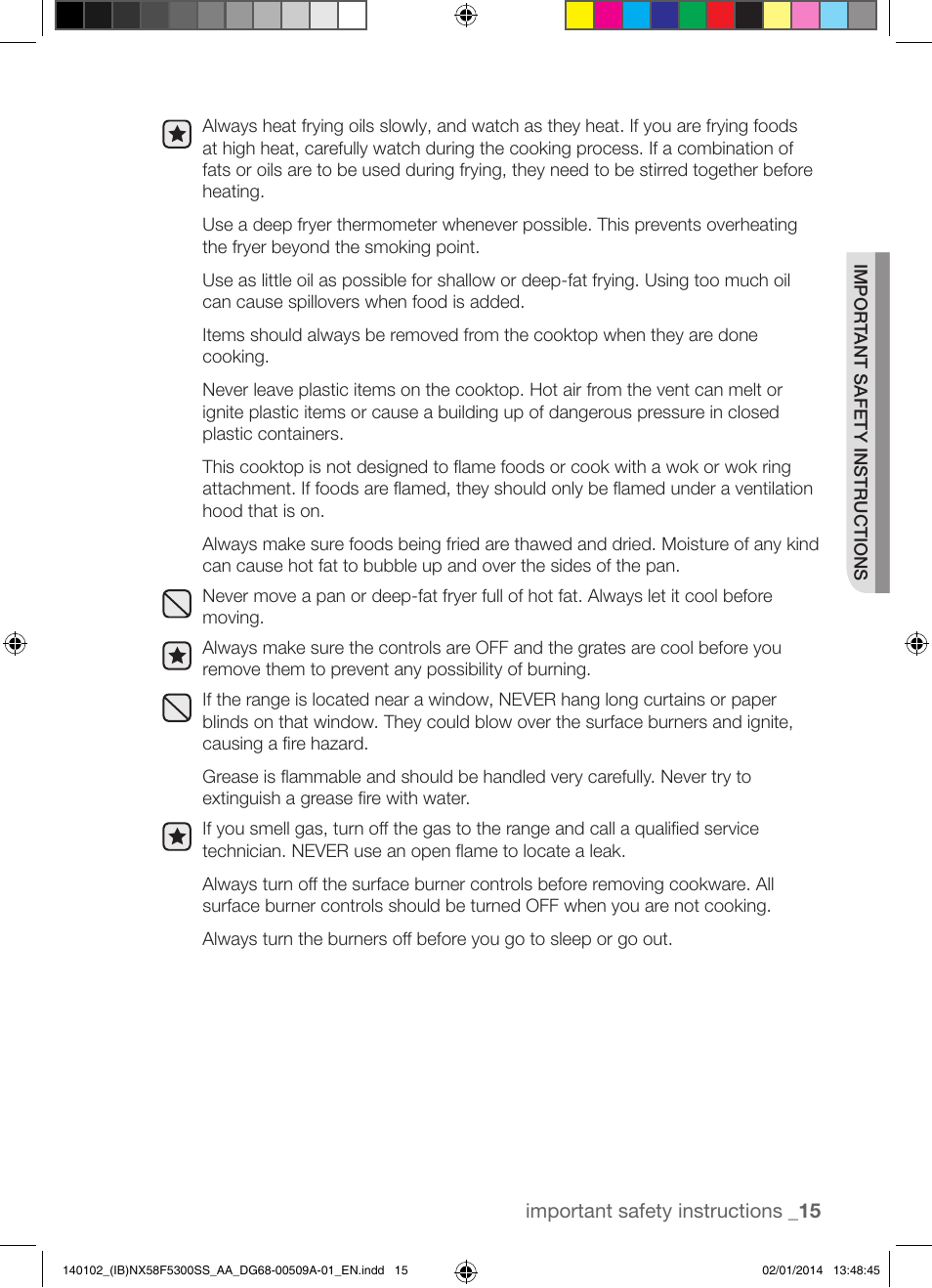 Samsung NX58F5300SS-AA User Manual | Page 15 / 76