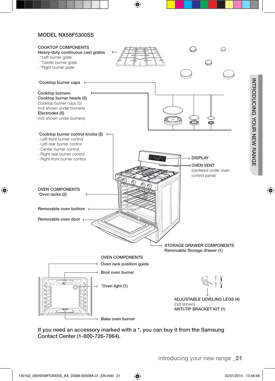 Introducing your new range _ 21 | Samsung NX58F5300SS-AA User Manual | Page 21 / 76
