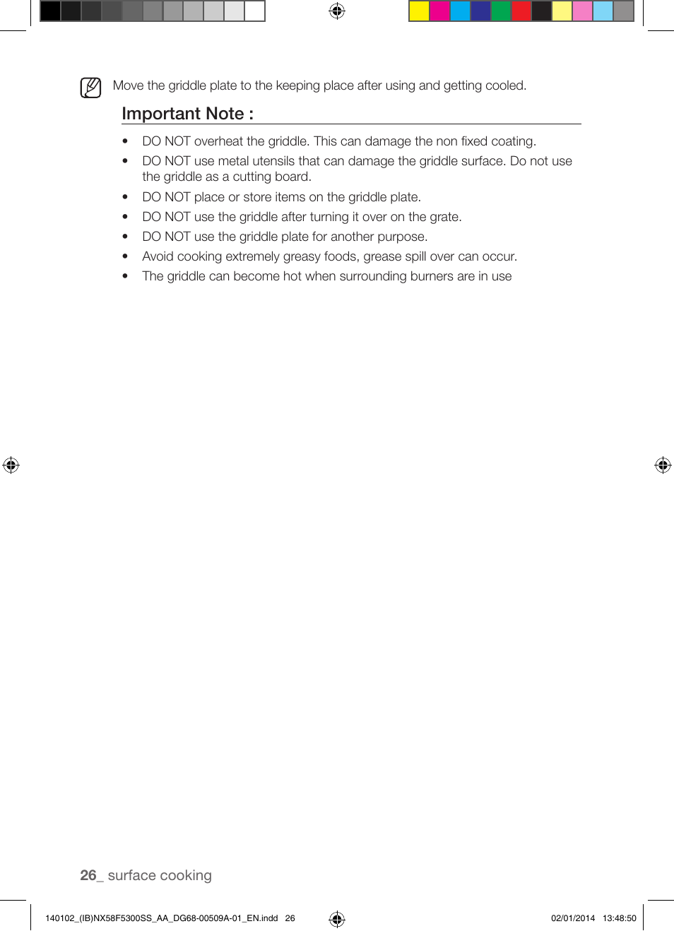Samsung NX58F5300SS-AA User Manual | Page 26 / 76