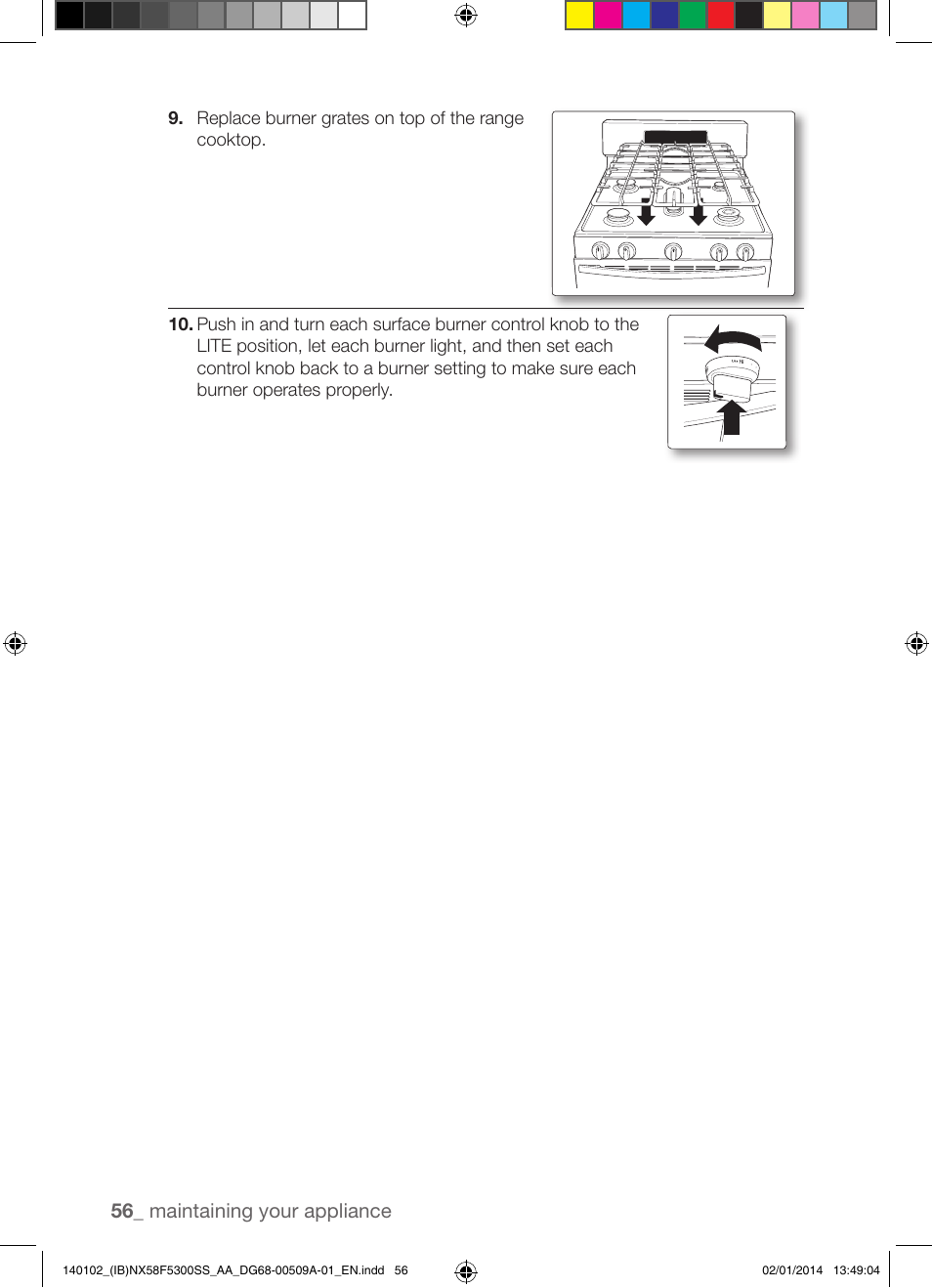 Samsung NX58F5300SS-AA User Manual | Page 56 / 76