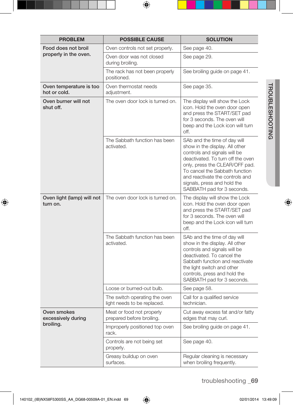 Troubleshooting _ 69 | Samsung NX58F5300SS-AA User Manual | Page 69 / 76