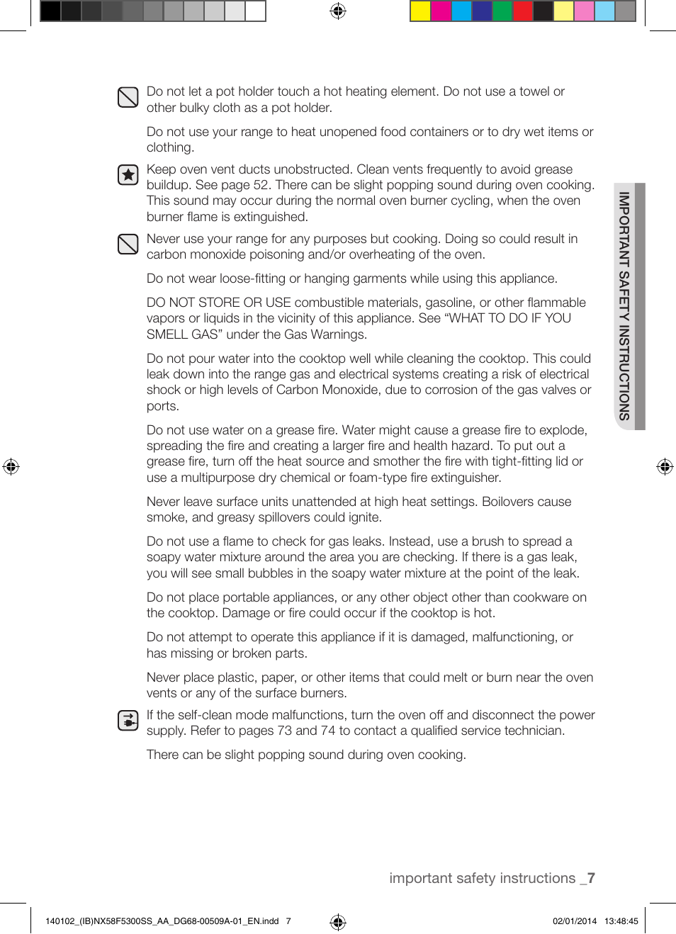 Samsung NX58F5300SS-AA User Manual | Page 7 / 76