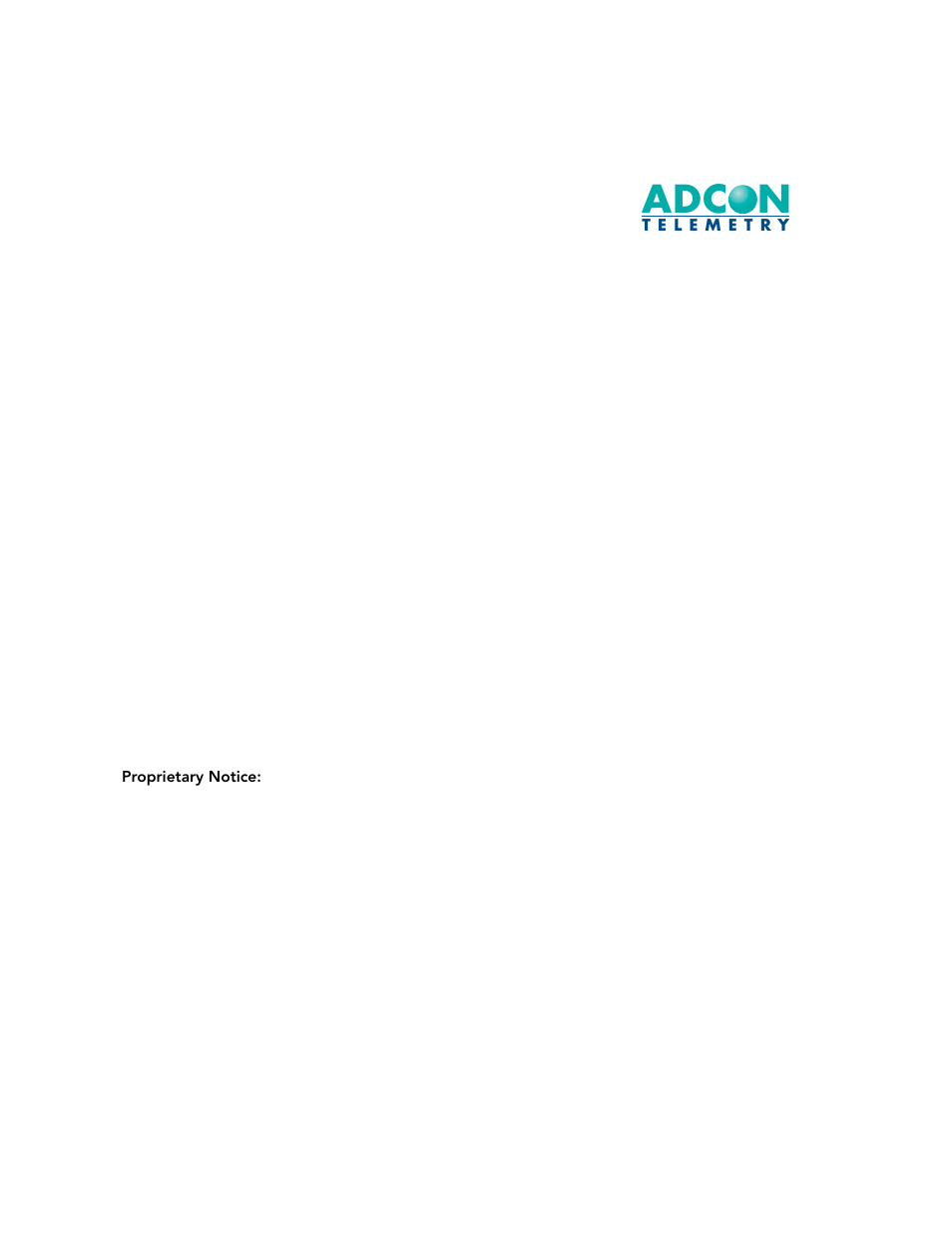 Adc o n | Adcon A720 User Manual | Page 2 / 66