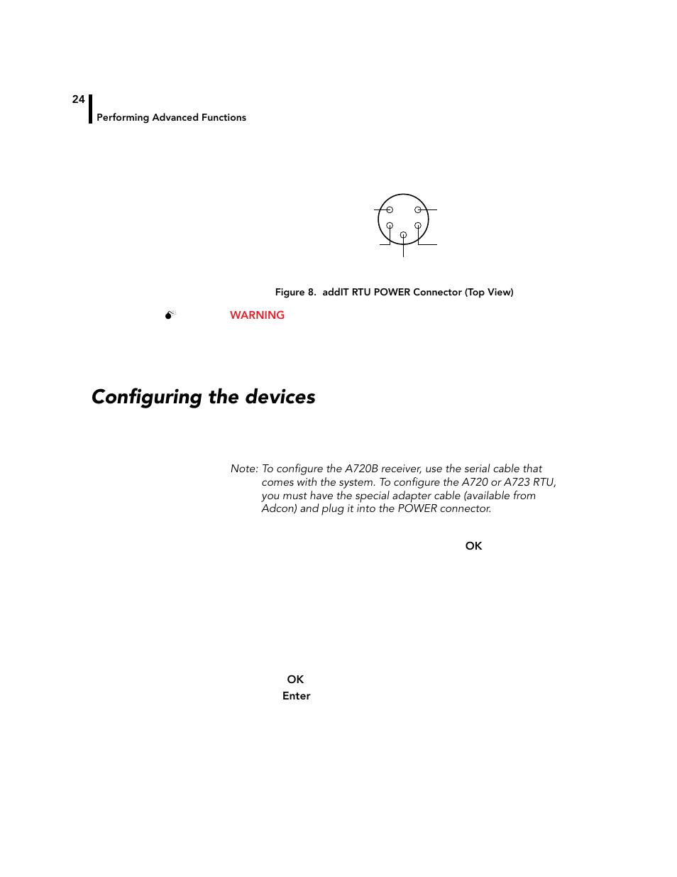 Configuring the devices | Adcon A720 User Manual | Page 24 / 66