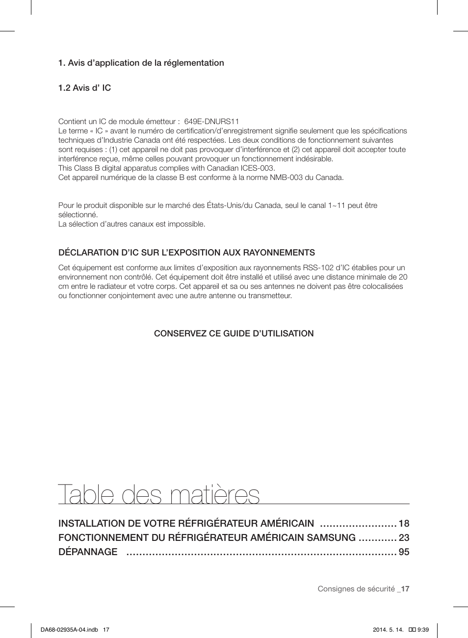 Samsung RS27FDBTNSR-AA User Manual | Page 123 / 312