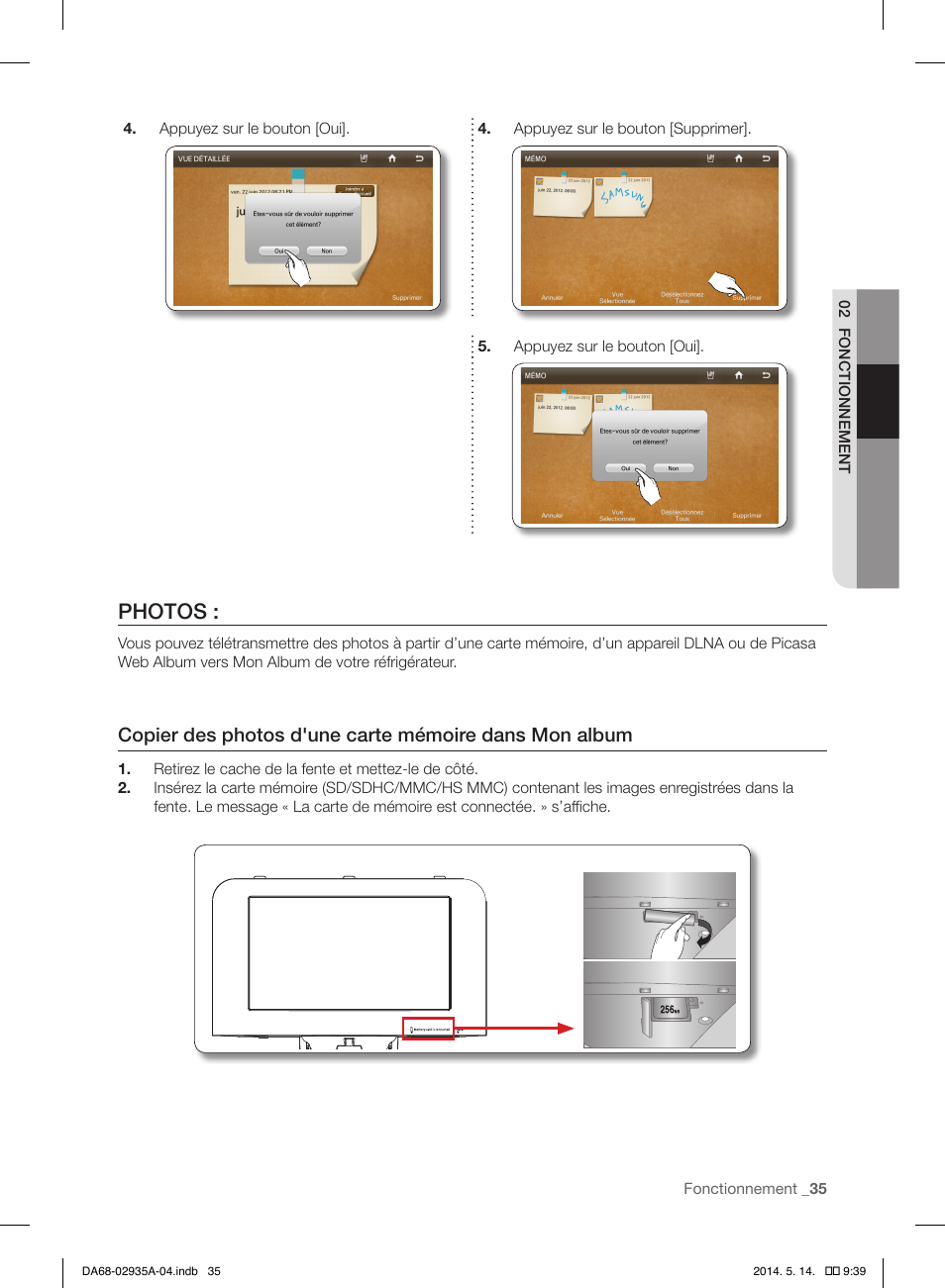 Photos | Samsung RS27FDBTNSR-AA User Manual | Page 141 / 312