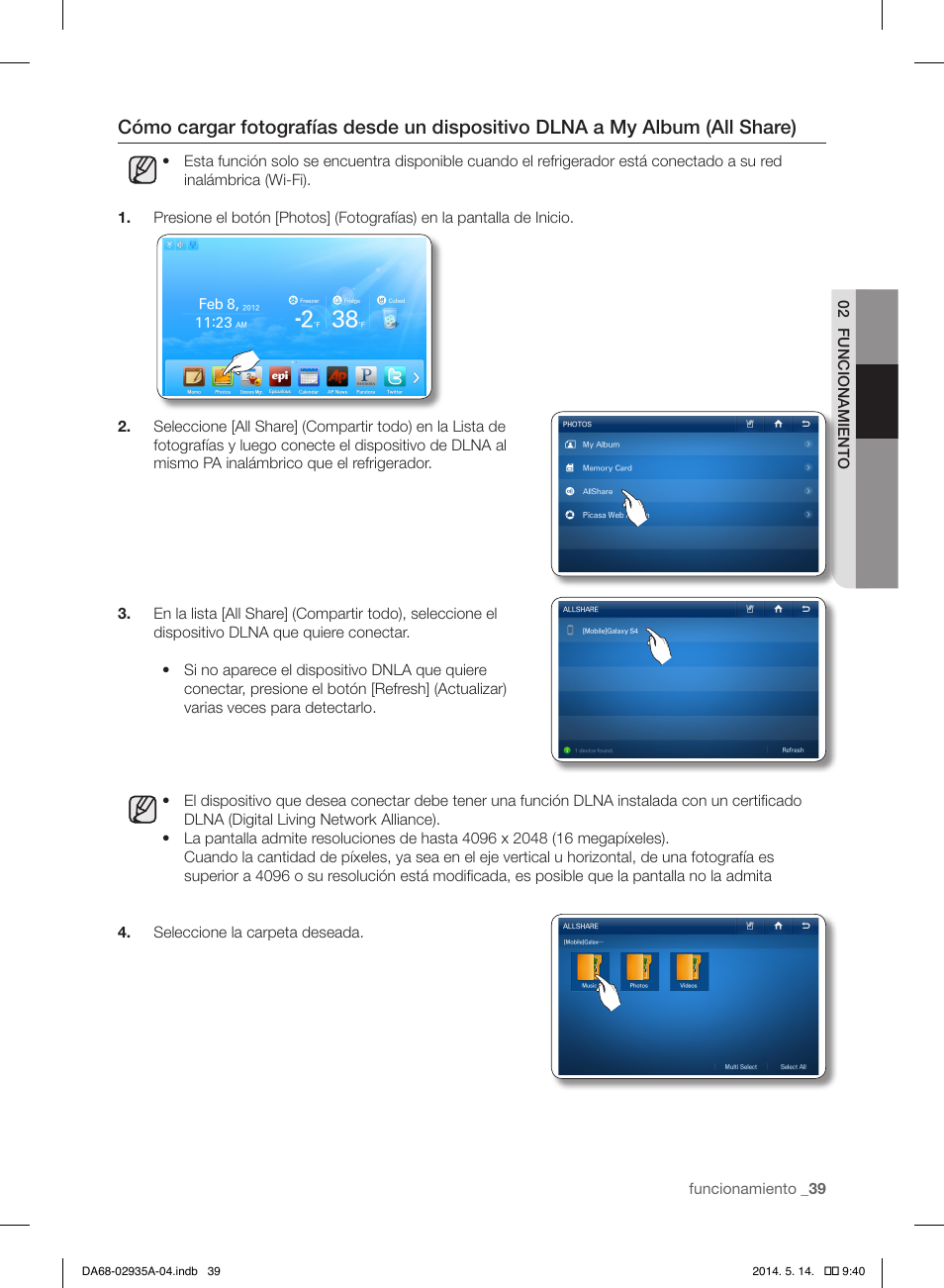 Samsung RS27FDBTNSR-AA User Manual | Page 245 / 312