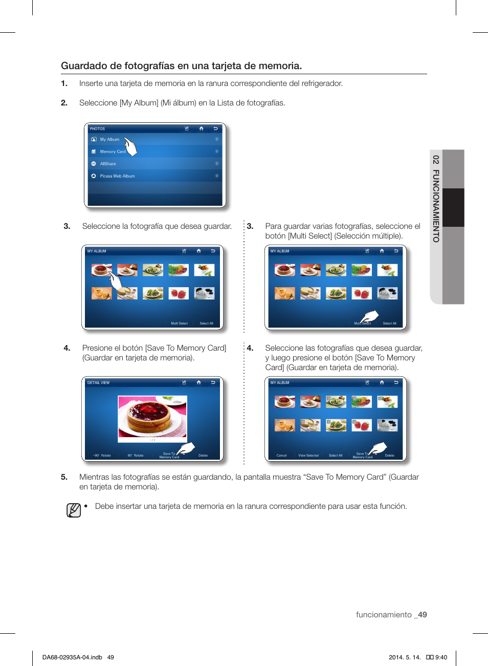 Samsung RS27FDBTNSR-AA User Manual | Page 255 / 312