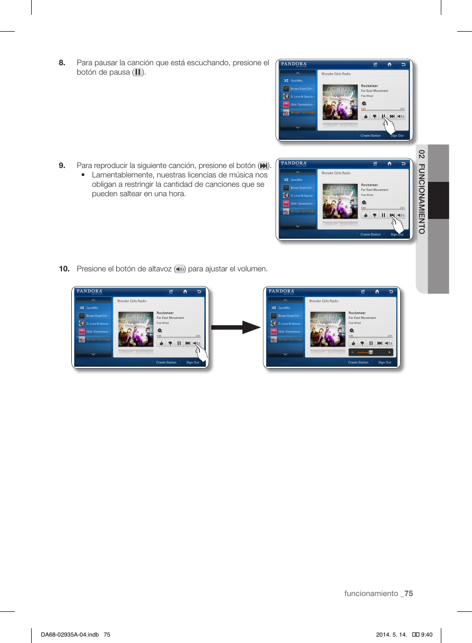Samsung RS27FDBTNSR-AA User Manual | Page 281 / 312