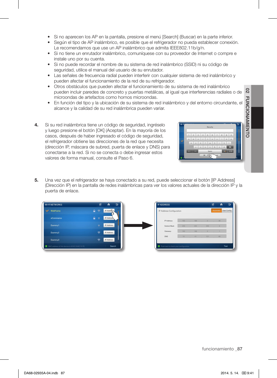 Samsung RS27FDBTNSR-AA User Manual | Page 293 / 312