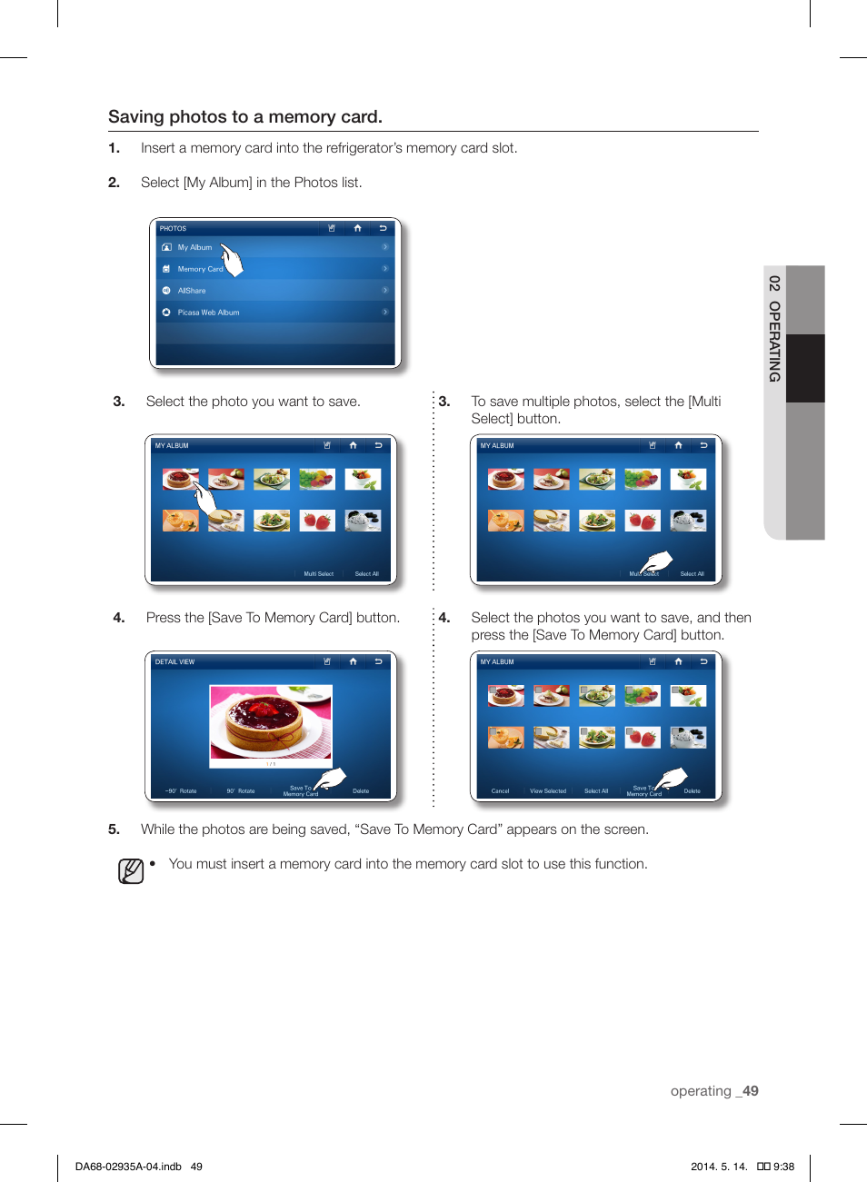 Samsung RS27FDBTNSR-AA User Manual | Page 49 / 312