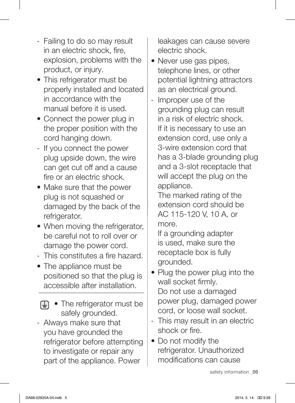 Samsung RS27FDBTNSR-AA User Manual | Page 5 / 312