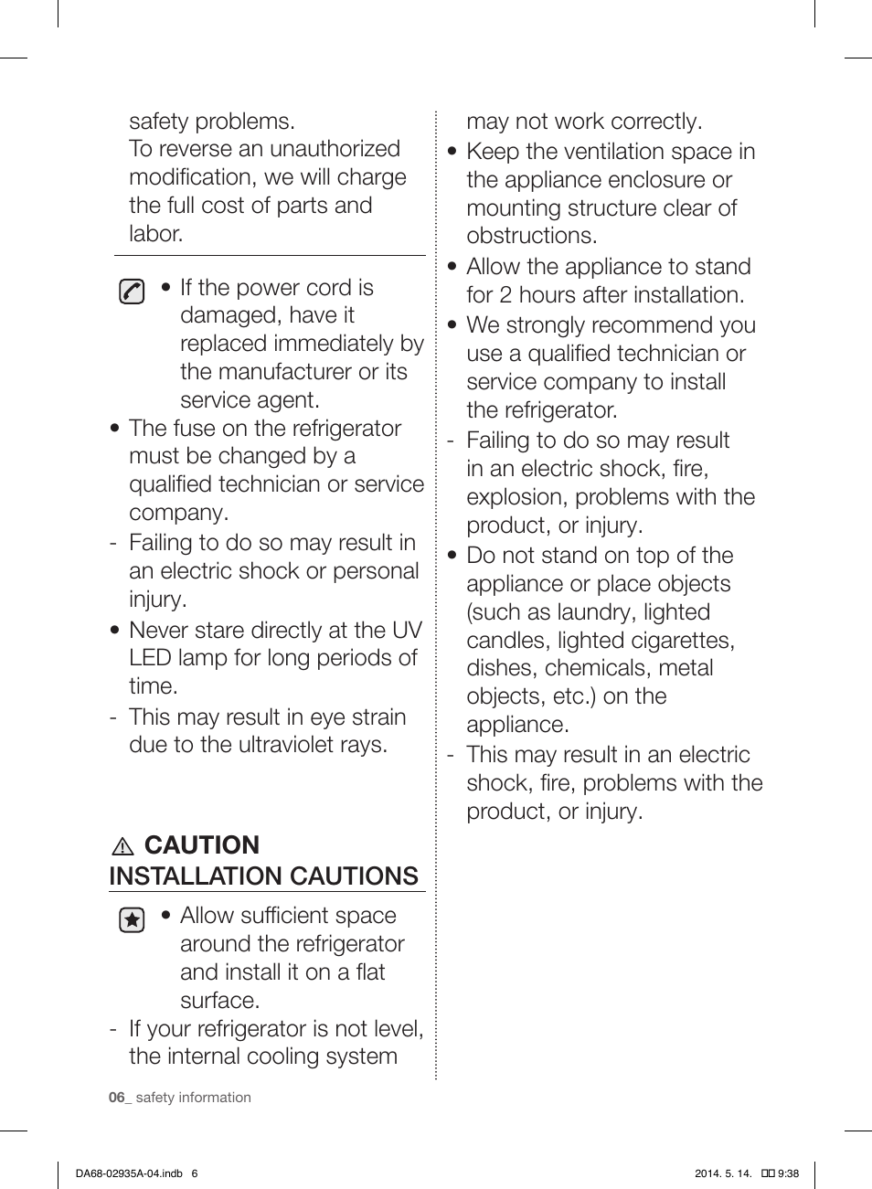 Samsung RS27FDBTNSR-AA User Manual | Page 6 / 312