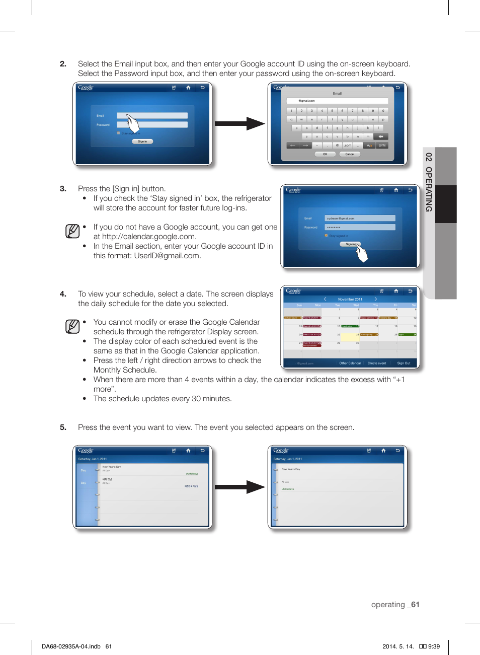 Samsung RS27FDBTNSR-AA User Manual | Page 61 / 312