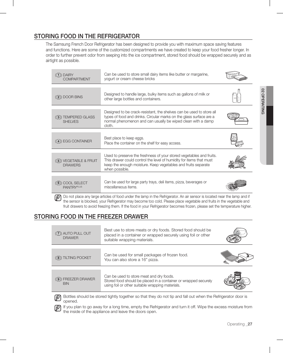 Samsung RF268ACBP-XAA User Manual | Page 27 / 84