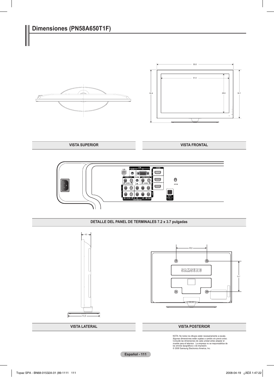 Samsung PN50A650T1FXZA User Manual | Page 230 / 232